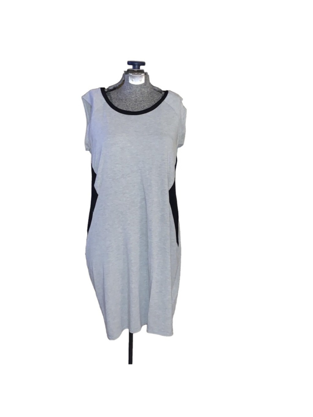 Xhileration t-shirt Dress X-Large Gray Black